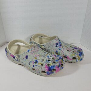 Awake x Crocs Classic Slip On Clogs Multicolor Men's Size 13